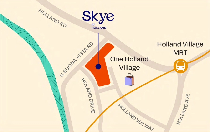 Holland Drive Residences Location Map