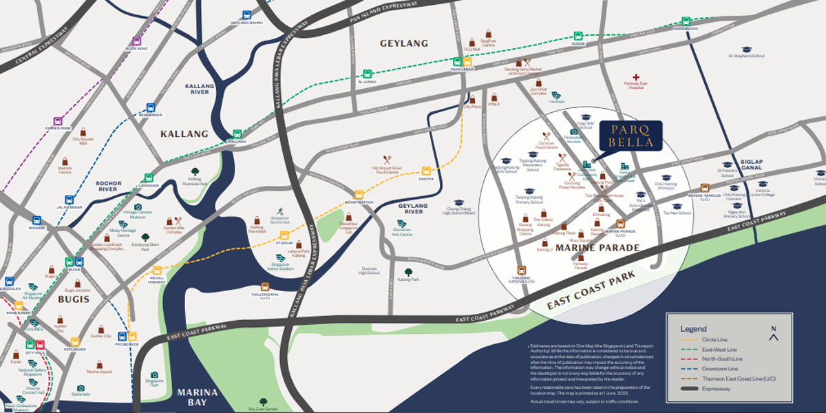 Parq Bella 2d location map