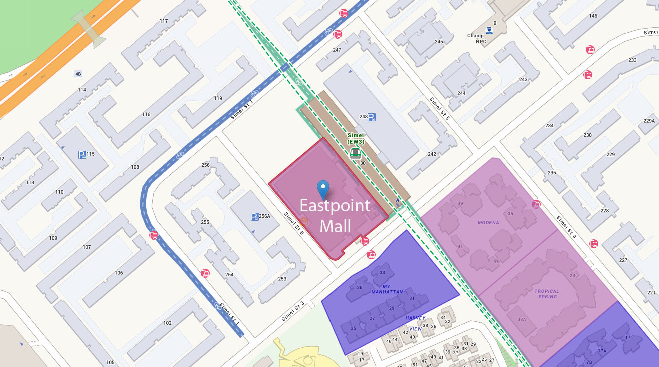 East Point Mall Map Eastpoint Mall Location Map