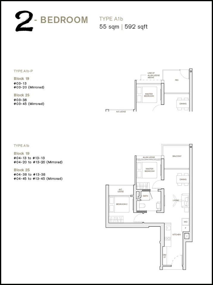 The Woodleigh Residences Floor Plans