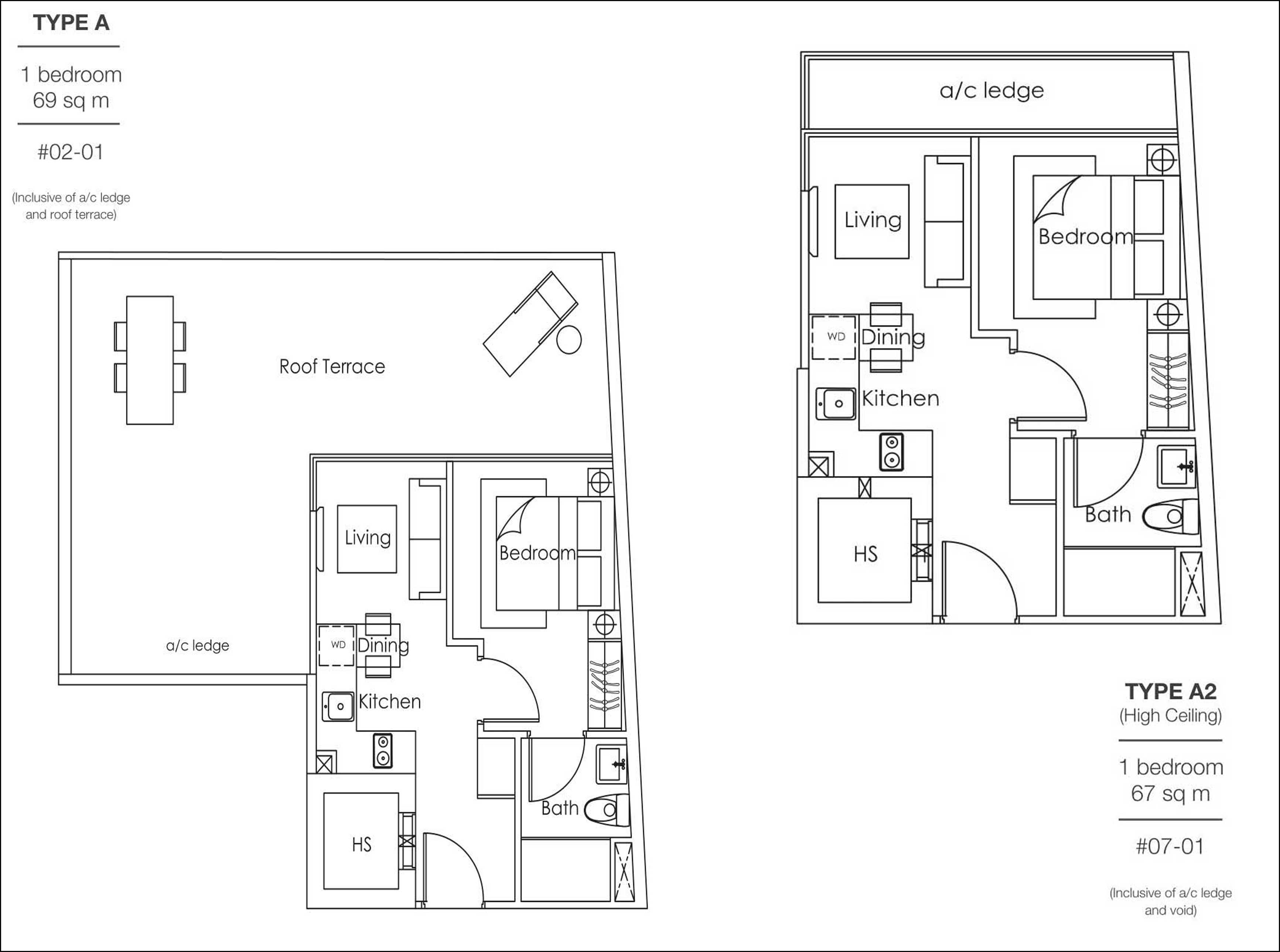 Royce Residences Units Mix & Floor Plans