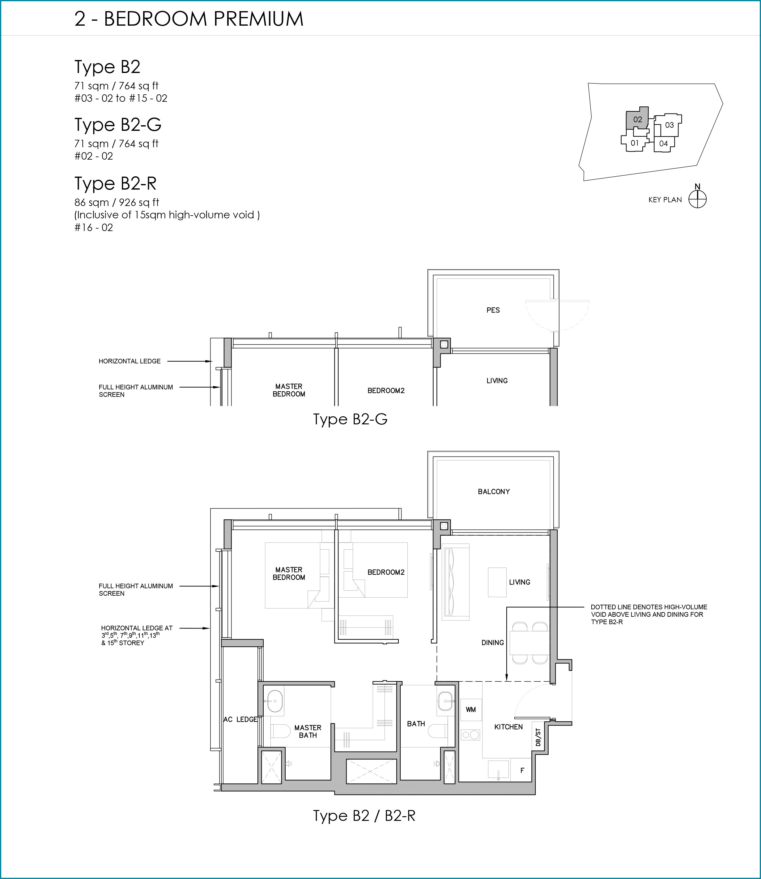 Grange 1866 Floor Plans & Units Mix