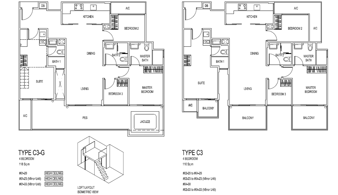 Jade Residences Floor Plans