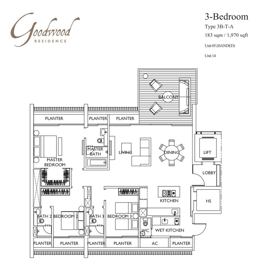Goodwood Residences Floor Plans